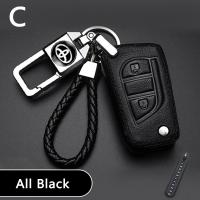 ราคา GTIOATO สำหรับ Toyota เคสกุญแจรถยนต์ หนัง PU ปลอกกุญแจรถยนต์ กระเป๋าใส่กุญแจรถยนต์ เคสกุญแจรถ ซองใส่กุญแจรถ สำหรับ Toyota Vios Avanza Yaris Fortuner Corolla Cross Altis CHR Yaris ATIV Camry Innova Alp