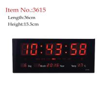 ราคา XQ 3615 นาฬิกาดิจิตอล นาฬิกาติดผนัง LED นาฬิกาดิจิตอลประดับบ้าน ห้องนั่งเล่น นาฬิกาแขวน แขวนติดผนัง Number Clock แขวนผนัง ตั้งปลุกได้ ใช้ง่าย (13714371316)