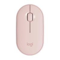ราคา WIRELESS MOUSE เมาส์ไร้สาย LOGITECH M350 PEBBLE WIRELESS MOUSE ROSE ประกัน 1 ปี (16390908045)