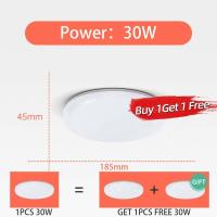 ราคา CHENBEN ไฟเพดาน Led โมเดิร์นโคมไฟเพดานทรงกลม18W 30W 40W สำหรับห้องนั่งเล่นห้องนอนห้องครัวห้องน้ำโคมไฟ (15216685873)