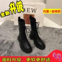 ราคา JWV210 Dr Martens รองเท้าบูทหญิงรองเท้า202020new แพลตฟอร์มรองเท้าผู้หญิงสไตล์อังกฤษ Beige รองเท้าบูทหุ้มข้อกลางฤดูใบไม้ผลิและรองเท้าฤดูใบไม้ร่วง Single Layer รองเท้า (8427804267)