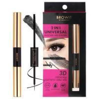 ราคา Browit 2IN1 Universal Mascara And Eyeliner 4g 4g มาสคาร่าและอายไลเนอร์ Jet Black (20404196589)