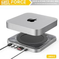ราคา MAC MINI M1 Dock Station Stand With External Storage Disk and 4Ports USB C HUB SD TF Card Reader 2 5inch SATA SSD HDD Enclosure (18817866949)