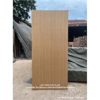 ราคา ประตูไม้ ไม้อัด โครงไม้ตะแบกและปิดผิวด้วยไม้อัดสักอิตาลี่ลายเส้นตรง (19834486301)