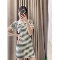 ราคา ebobara clothes Lovely dress เดรสผ้านิตยืดฟรีไซส์ (10854904343)