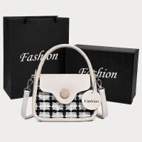 ราคา กระเป๋าสะพายคาดไหล่สะพายไหล่ลายสก๊อตหนัง PU แฟชั่นสำหรับผู้หญิง (21209848717)