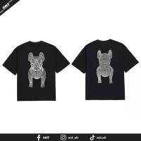 ราคา เสื้อยืด NEON ลายน้องหมา LIFE WORK สกรีนสะท้อนแสง (21221328410)