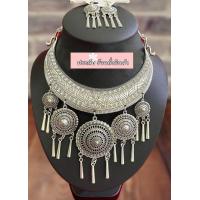 ราคา สร้อยคอชุดไทย สร้อยคอพร้อมต่างหู ใส่ฟ้อนรำ เครื่องประดับไทย (12718974099)