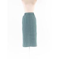 ราคา GU กระโปรงพิมพ์ลายตาราง เอวหลังยืดได้ มีซับใน ป้ายแบรนด์ระบุไซส์ M Preloved (20614797588)