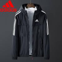 ราคา ของแท้อย่างเป็นทางการ กระเป๋าadidas กีฬาชาย และหญิงใหม่เสื้อฮู้ดแจ็คเก็ตซิปหลวมแจ็คเก็ตป้องกันลม (18405641226)