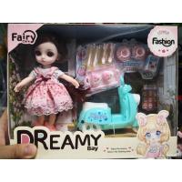ราคา ตุ๊กตาDREAMY ตุ๊กตานัยตาแก้ว งอมือ งอแขน งอขาได้ มาพร้อมอุปกรณ์ขายของ ชุดเซ็ตตุ๊กตาขายของ NO 6635 (6108764675)