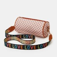 ราคา กระเป๋าหมอนหนุนไหล่พิมพ์ลายเสือดาวแบบเรียบง่ายแฟชั่นใหม่กระเป๋าทรงกระบอกพิมพ์ลายวงกลมลำลองตามสมัยนิยม (21045618320)