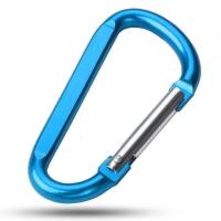 ราคา Momopersara คาราไบเนอร์ คาราบิเนอร์อะลูมิเนียม คาราบิเนอร์ ตะขอ carabiner D Shape 8 รูปตัวDขนาด 8 CM ตะขอแขวน (19493590235)