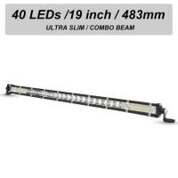 ราคา NLpearl 180W 210W 240W ขับรถแถบแสงไฟ LED Spot Flood Combo ไฟ LED Work Light สำหรับรถบรรทุกรถกระบะ4X4 ATV SUV รถ LED ไฟตัดหมอก12V 24V (7870834056)