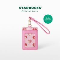 ราคา Starbucks Pink Cats Heart Lanyard Card Holder การ์ดโฮลเดอร์สตาร์บัคส์ A11148946 (21193658941)