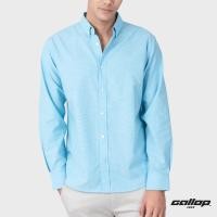 ราคา GALLOP OXFORD CASUAL SHIRT เสื้อเชิ๊ตแขนยาว ผ้า OXFORD รุ่น GW9030 สี Blue Sky ฟ้า (18487886504)
