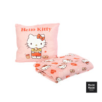 ราคา Moshi Moshi หมอนผ้าห่ม หมอนผ้าห่มขนาดพกพา ลาย Hello Kitty ลิขสิทธิ์แท้จากค่าย Sanrio รุ่น 6100002700 2701 (20356695543)