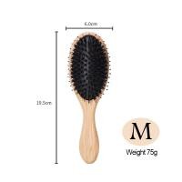 ราคา Boar Bristal Hair brush หวีขนหมูป่าแท้ หวีขนหมูป่า หวีลดผมร่วง ช่วยให้ผมเงางาม (20886553518)