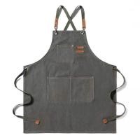 ราคา ผ้ากันเปื้อน ร้านกาแฟ ผ้าฝ้าย สไตล์ญี่ปุ่น ผ้ากันเปื้อนหนา ร้านอาหาร กันน้ำ พร้อมกระเป๋า ชุดทำงาน พร้อมส่งจากไทย (21057404207)