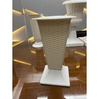 ราคา พร้อมส่ง กระถางโรมัน กระถางต้นไม้ กระถางพลาสติก จัดสวน ประดับสวน แต่งสวน กระถางโรมันสีขาว รหัส 17424 (16413898786)