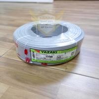 ราคา สายไฟ THW THAI YAZAKI 1x4 sq mm ยาว 100 เมตร มีให้เลือกทุกสี เลือกสีที่ตัวเลือกสินค้า (1410530978)