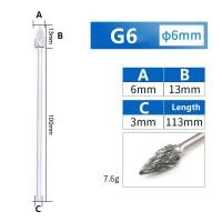ราคา KONLU ชุดดอกเจียรเพชรตะไบแข็งคาร์ไบด์ทังสเตน 10 ชิ้น ดอกคาร์ไบด์ ดอกกัด ดอกเจียรเหล็ก แกน3มิล ดอก6มิล Carbide rotary file 10 kinds of tungsten steel carbide drill bit (20515874597)