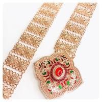 ราคา vintage jewelry เครื่องประดับไทย ชุดไทย เข็มขัดสุภาพสตรี เข็มขัด เข็มขัดสีทอง เข็มขัดทอง เข็มขัดโรสโกลด์ (21083787463)