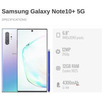 ราคา Samsung Galaxy Note 10 ram 12 256gb 12 512gb 6 8 inches (20019413406)