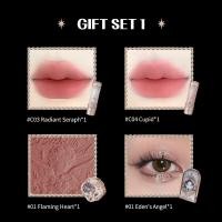 ราคา Flower Knows Little Angel Collection Makeup Gift Set Include Lipstick Blush Eyeshadow and more (21261686934)
