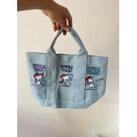 ราคา ส่งจากไทย กระเป๋าสะพายไหล่ ผ้ายีน ขนาดเล็ก ลายการ์ตูน Snoopy (20697735317)