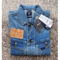 ราคา รุ่นหายาก LEE แจ็คเก็ตยีนส์ผู้ชาย 101 สียีนส์ฟอก ยืด ทรงโอเวอร์ไซส์ ของแท้ (16605603563)