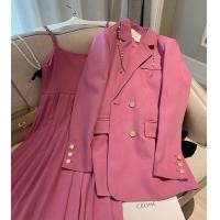 ราคา Alisa sonya เสื้อสูทผู้หญิงสองชิ้นชุดแขนยาวแจ็คเก็ตเบลเซอร์ลำลองธุรกิจจับคู่กับชุดสูทกระโปรงบังทรงสำหรับการทำงาน (21016096202)