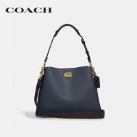 ราคา COACH กระเป๋าสะพายไหล่ผู้หญิงรุ่น Willow Shoulder Bag In Colorblock สีฟ้า C2590 B4 DE (19544949425)