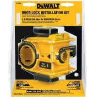 ราคา DEWALT Door Lock Installation Kit C Clamp Design For Metal or Wood Doors 2 Adjustable Bushings Easy Installation D180004 (20883457887)