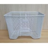 ราคา ตะกร้าหน้า ดรีมซุปเปอร์คัพ DreamSuper Cub ใบใหญ่ สีขาว แถมฟรีน็อต 2ตัว (100129865)