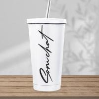 ราคา ร้านสกรีนแก้ว รูปภาพ ตัวอักษร ทรงStarbucks 16 oz (21175598594)