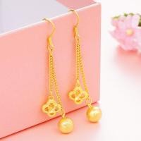 ราคา Everhoney Gold Long Chain Dual Dangle Gold Ball Star Tassel Drop ต่างหูสำหรับผู้หญิงวัยรุ่น Girls (16491067998)