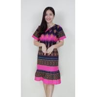 ราคา YT15 เดรสผ้าฝ้ายพื้นเมืองเหนือ ชุดเดรสลายทรงร่วมสมัย (17436227334)