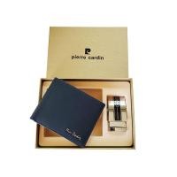 ราคา Pierre Cardin ปีร์แอร์ การ์แดง ชุดของขวัญ กระเป๋าธนบัตร เข็มขัดหัวออโต้ Pierre Cardin Giftset wallet belt รุ่น G23 WB C พร้อมส่ง ราคาพิเศษ (21074080510)