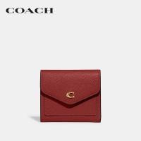 ราคา COACH กระเป๋าสตางค์ขนาดเล็กรุ่น Wyn Small Wallet สีแดง C2328 B4E5D (21197807364)