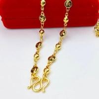 ราคา JJLSHOP M20 สร้อยคอลายนะโม ทองไมครอน ทองหุ้ม ทองชุบ ทองปลอม เทียบเท่าน้ำหนัก 1 บาท ความยาว 24 นิ้ว (18263592083)