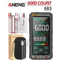 ราคา Aneng 683เครื่องนับ6000มัลติมิเตอร์ มัลติมิเตอร์แบบชาร์จไฟได้เครื่องทดสอบกระแสไฟฟ้า NCV อุปกรณ์ตัดสายไฟไดโอด (21171314214)