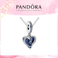 ราคา ช้อปปิ้งปลอดภาษี Pandora โหราศาสตร์ Love Follows สร้อยคอจี้หัวใจสร้อยคอเงิน 925 พร้อมจี้เครื่องประดับของขวัญ ต้นฉบับแท้ (21188110401)