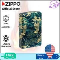 ราคา Zippo Asian Bird Design Tumbled Brass Windproof Pocket Lighter Zippo 48684 (19379498614)