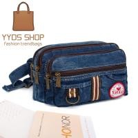 ราคา กระเป๋าคาดอกคาดเอวผ้ายีนส์ JEANS 10199 12421 ขนาดใหญ่ BIG Fashion (20978409321)