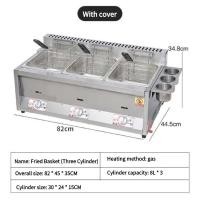 ราคา HJKJ ความจุขนาดใหญ่ deep fryer Stainless steel หม้อทอด kitchen หม้อทอด เตาทอดใช้แก๊ส ทำความสะอาดง่าย กระทะทอด สแตนเลส หม้อทอดใช้แก๊ส (20638550562)