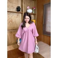 ราคา ชุดเดรสคอวี รุ่น Annee 02 โทนสีเขียวสีชมพูสีเบจสีขาวสีดำ (21190339580)