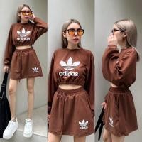 ราคา เซทเสื้อครอปแขนยาว คอกลมใส่ยางยืดรอบ กันโป๊ได้ดี มาพร้อมกระโปรงกางเกงทรงสอบสั้น ชุดเซต ชุดเซ็ท Yunaka (20472280485)