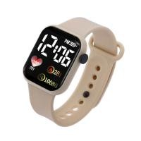 ราคา Ollecc นาฬิกาอิเล็กทรอนิกส์ Luminous Square Dial กันน้ำปรับได้สบายเวลาที่แม่นยำ Heart พิมพ์เด็ก LED นาฬิกาข้อมือกีฬาดิจิตอลสำหรับสวมใส่ทุกวันนาฬิกาข้อมืออิเล็กทรอนิกส์กันน้ำ (16635381312)