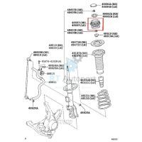 ราคา RBI เบ้าโช้คอัพหน้า Toyota Vios Yaris ปี07 13 เบ้าโช๊คอัพหน้า Yaris Vios เบ้าโช้คหน้า เบ้าโช๊คหน้า Vios 48609 0D050 (13329550343)